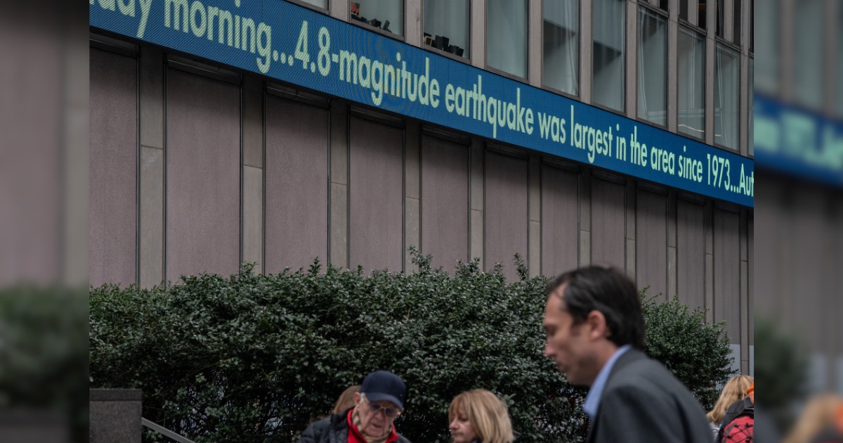 'I am still fine': New York rattled by small earthquake, aftershock ...